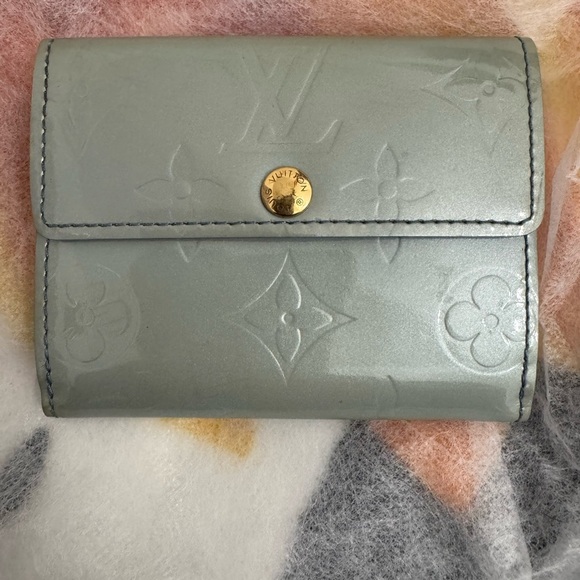 Louis Vuitton Handbags - Louis Vuitton Light blue Embossed patent leather Wallet